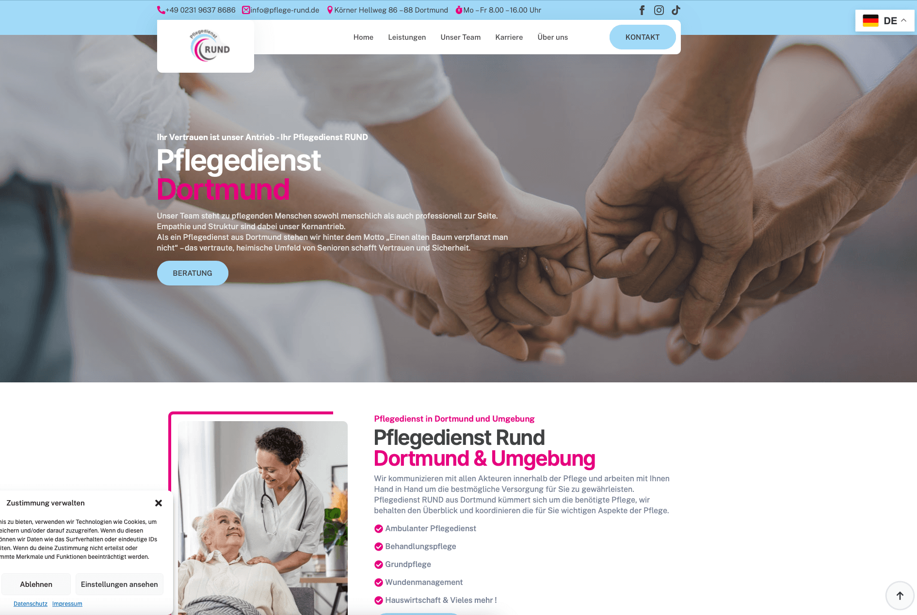 Betreutes Wohnen - SEO Referenz